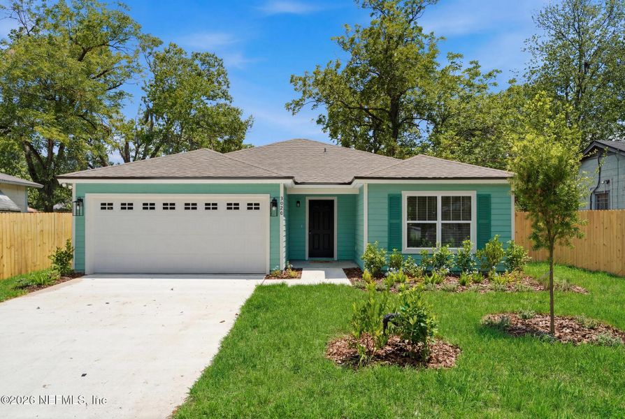 Front exterior of a new home in , Jacksonville, FL, highlighting curb appeal (Image 2). Front exterior of a new home in , Jacksonville, FL, highlighting curb appeal (Image 2).
