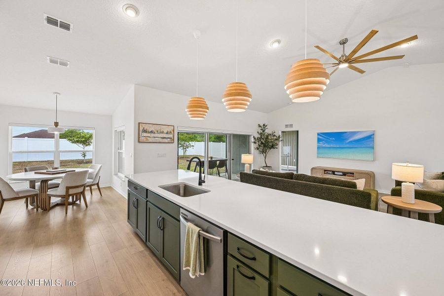 Furnished interior view inside a new home in , Palm Coast (Image 7).