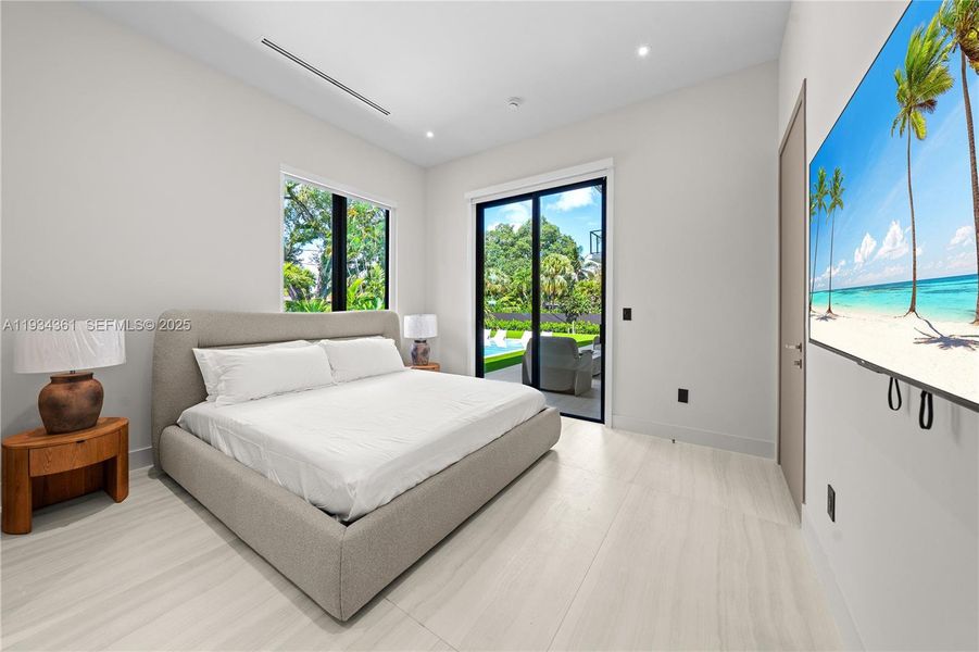 Furnished interior view inside a new home in , Miami (Image 46).