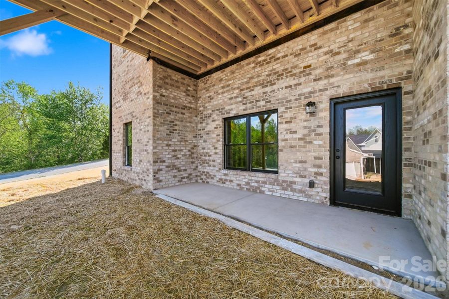 Exterior details and patio area of a home in , Lenoir (Image 28).