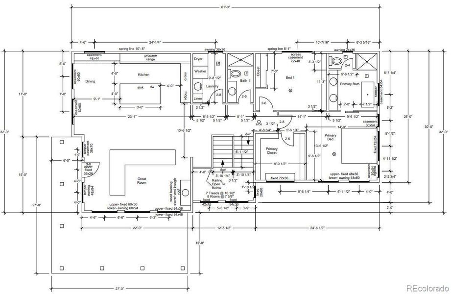 2D floor plan layout of this home in , Fairplay, CO (Image 3).