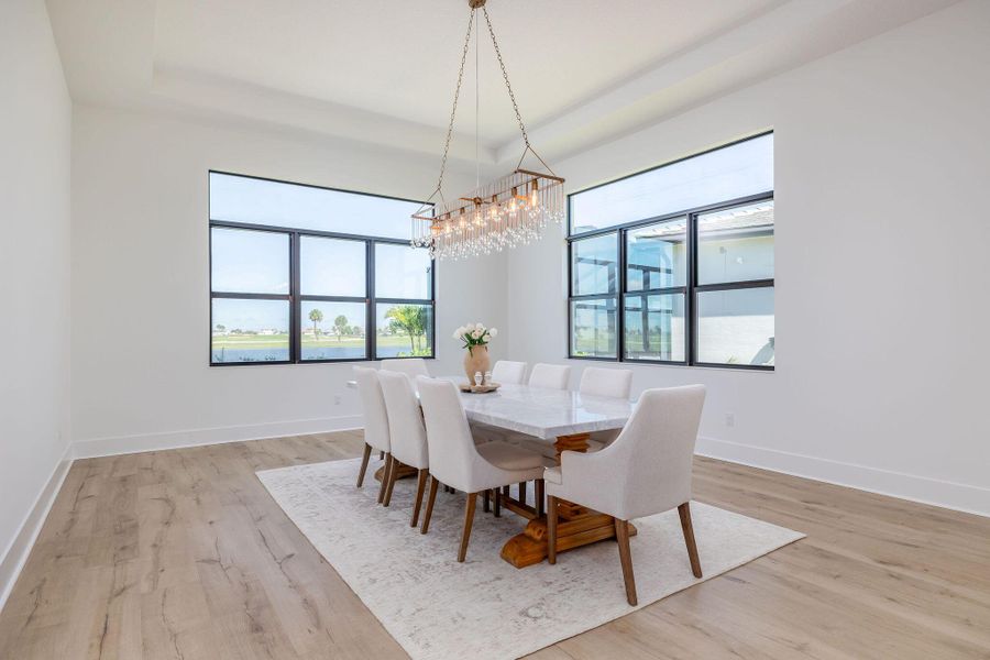 Furnished interior view inside a new home in , Port St. Lucie (Image 21).