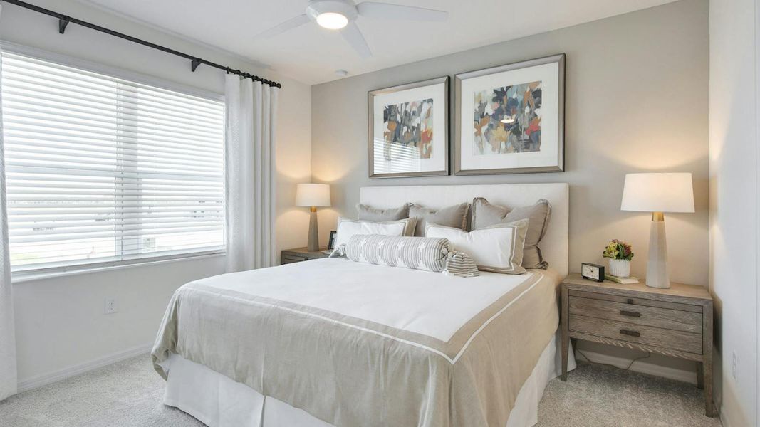 Furnished interior view inside a new home in Palm Grove Real Estate and Homes for Sale in Lakewood Ranch, FL - Neal Communities, Lakewood Ranch (Image 15).