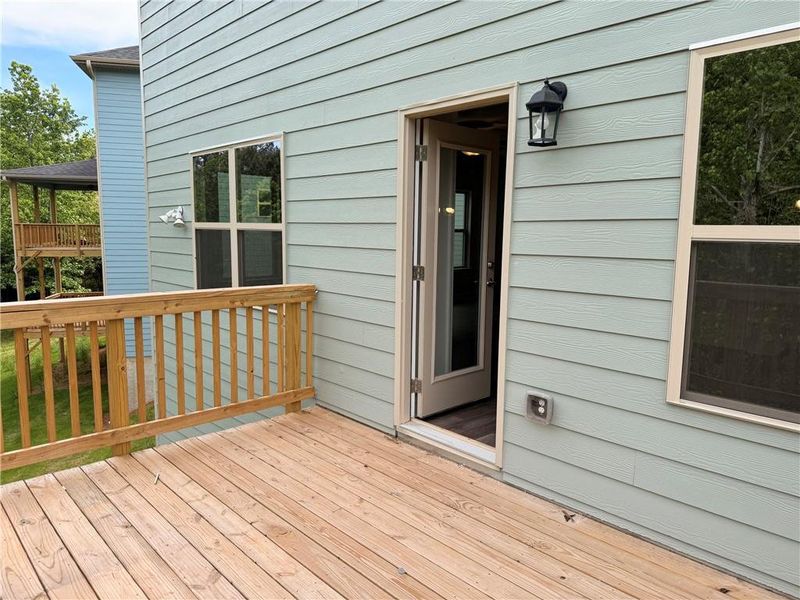 Exterior details and patio area of a home in Magnolia Villas, Cornelia (Image 25).