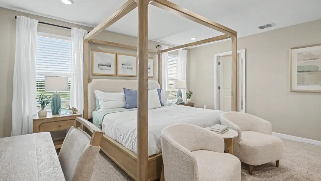 Furnished interior view inside a new home in Malabar Springs, Palm Bay (Image 29).