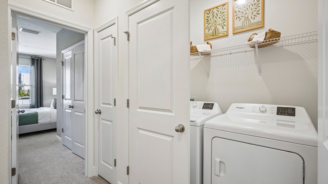 Representative furnished interior of a home built from the Ballantyne by D.R. Horton in Sanctuary at Citrus Park Townhomes, Tampa (Image 27). Representative furnished interior of a home built from the Ballantyne by D.R. Horton in Sanctuary at Citrus Park Townhomes, Tampa (Image 27).