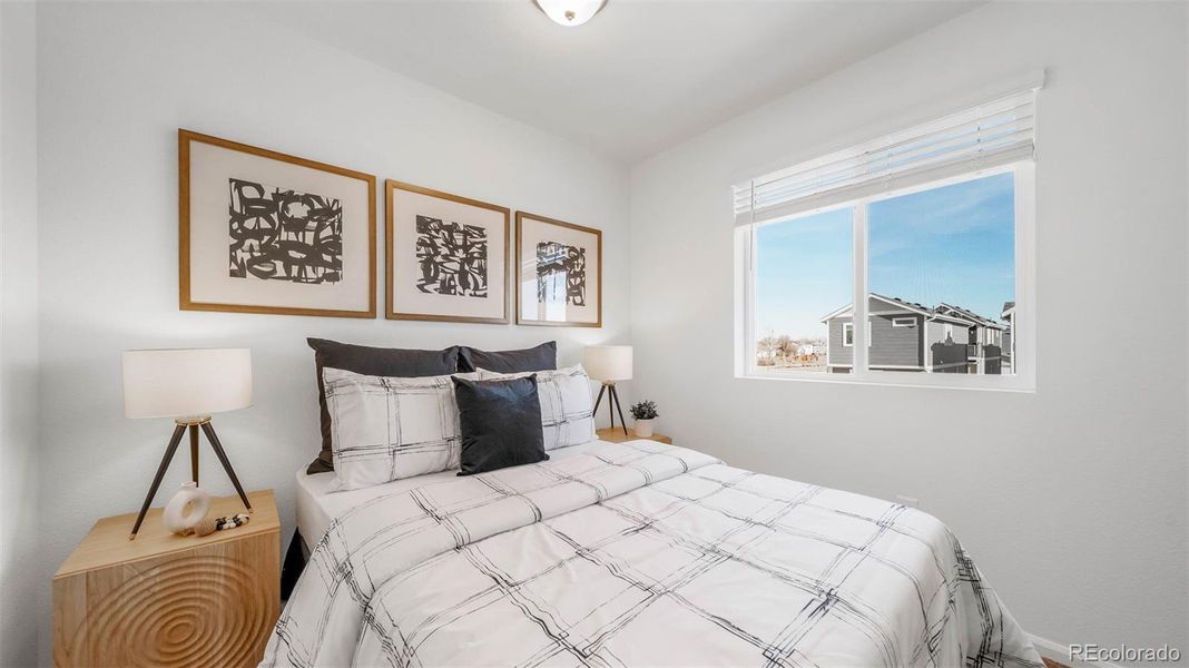 Furnished interior view inside a new home in , Commerce City (Image 26).