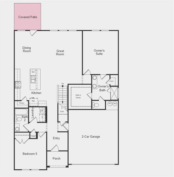 Structural options added include: Extended covered patio.