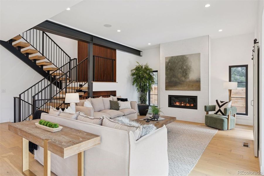 Furnished interior view inside a new home in , Boulder (Image 6).