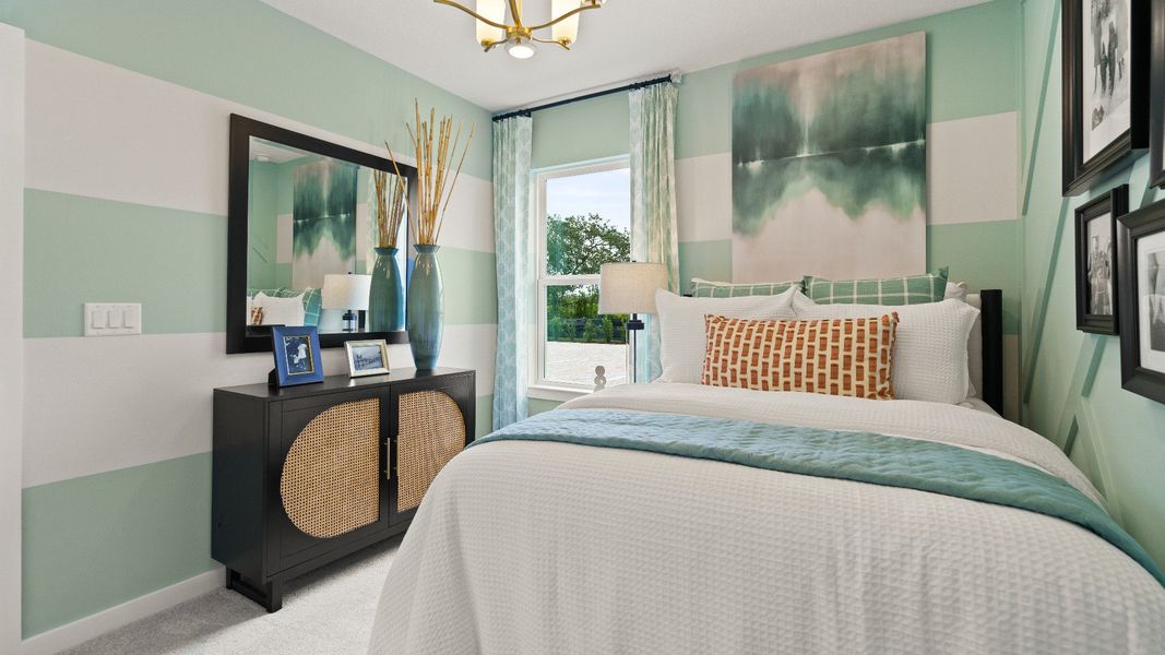 Representative furnished interior of a home built from the Castaway by DRB Homes in Willowbrook North, Winter Haven (Image 60).