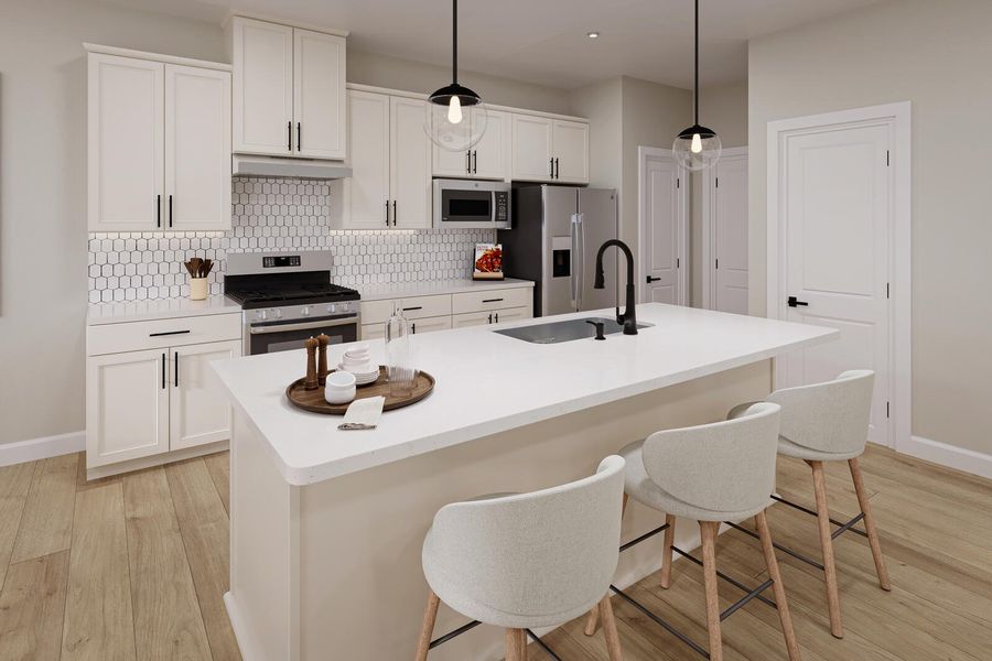 Furnished interior view inside a new home in Cainhoy Preserve, Huger (Image 3).