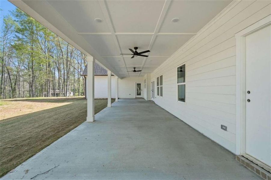 Exterior details and patio area of a home in , Covington (Image 3).