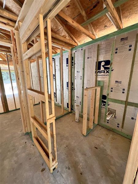 In-progress construction of a new home in , Ocklawaha, FL (Image 5).