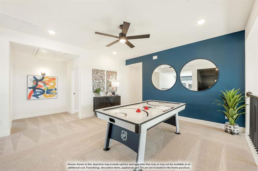 Furnished interior view inside a new home in Maplewood, Glenn Heights (Image 12). Furnished interior view inside a new home in Maplewood, Glenn Heights (Image 12).