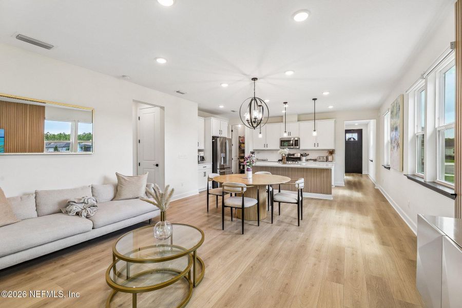 Furnished interior view inside a new home in Seasons at Morada, St. Augustine (Image 13).