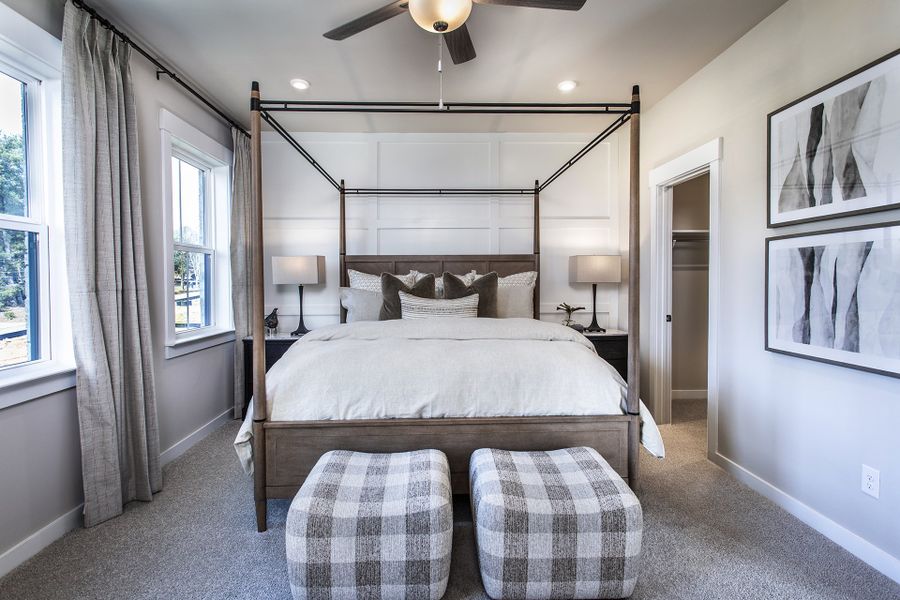 Furnished interior view inside a new home in The Groves at Myrtle, Roswell (Image 13).