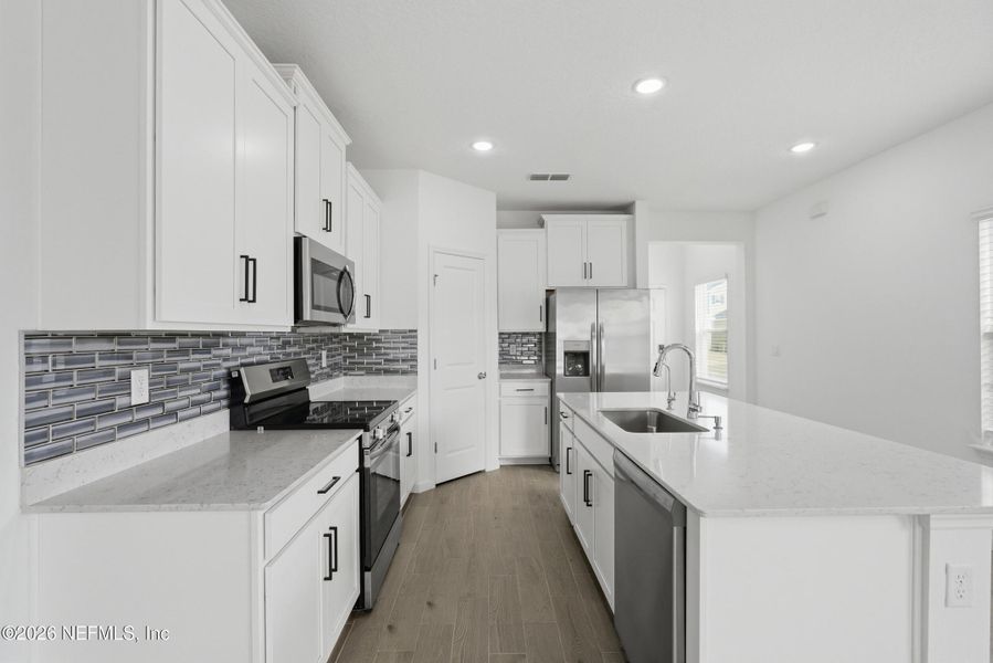 Furnished interior view inside a new home in , Jacksonville (Image 6). Furnished interior view inside a new home in , Jacksonville (Image 6).