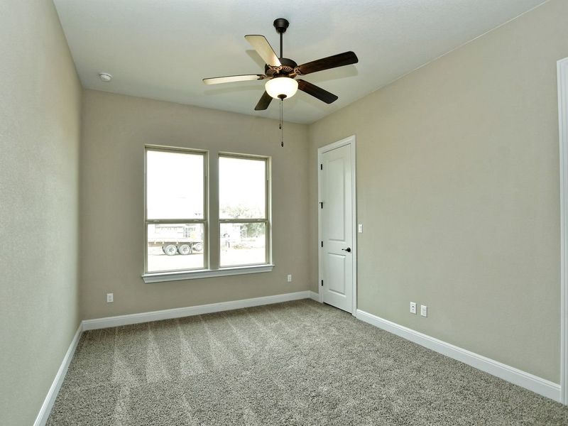Representative unfurnished interior of a home built from the Siena II by Giddens Homes in Clearwater Ranch, Liberty Hill (Image 142).