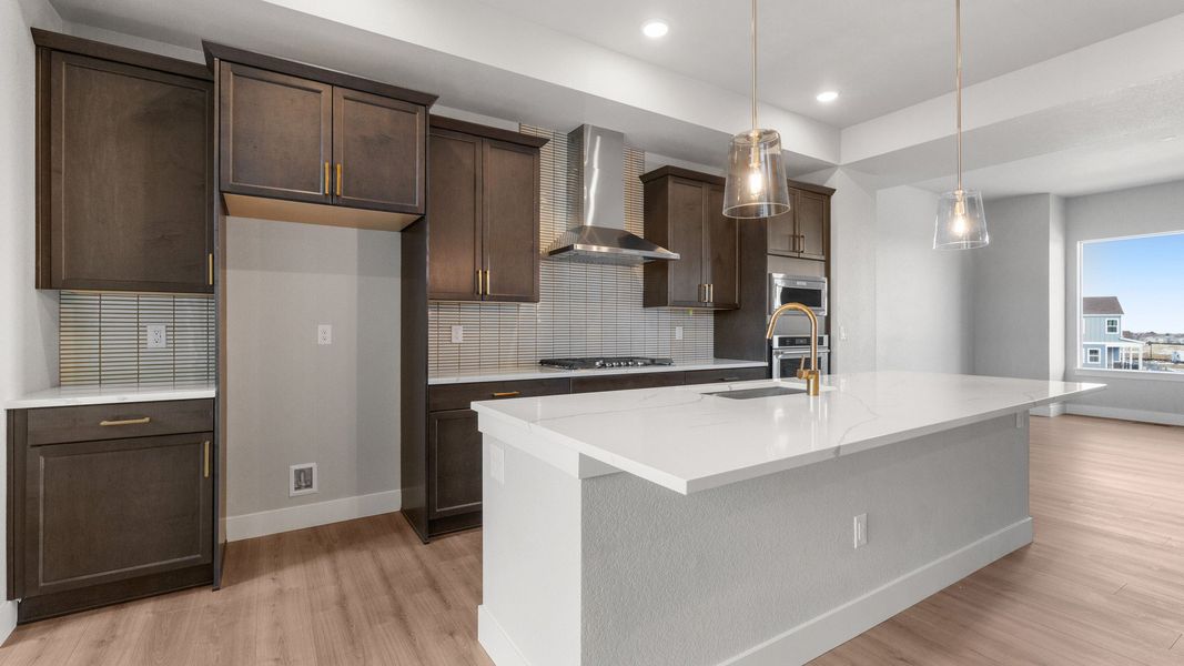 Furnished interior view inside a new home in Dillon Pointe - Skyview, Broomfield (Image 2).