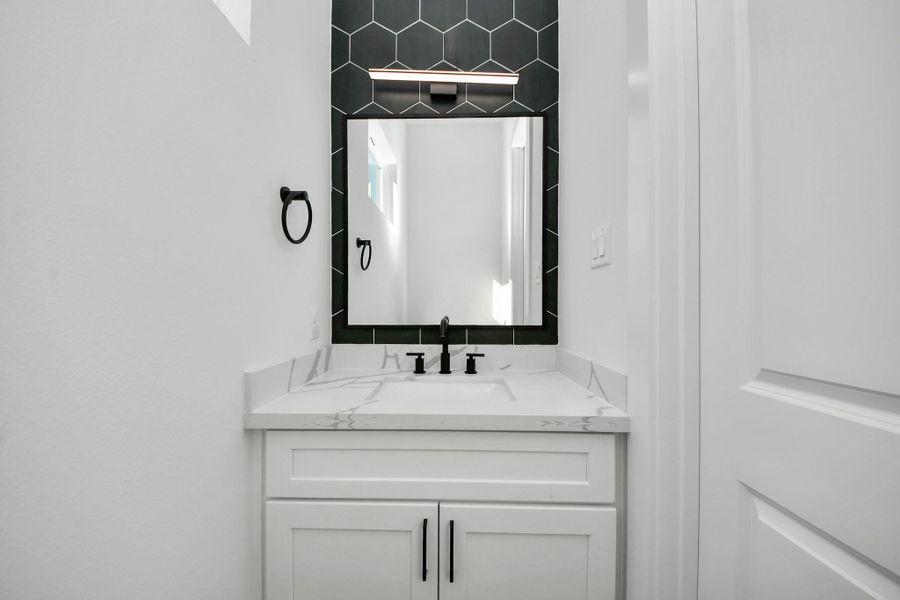 Half bathroom on the second floor Half bathroom on the second floor