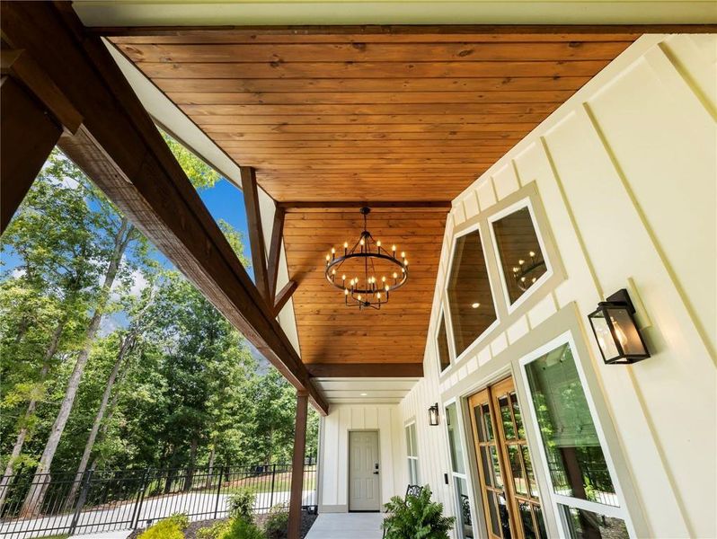 Exterior details and patio area of a home in , Cornelia (Image 21). Exterior details and patio area of a home in , Cornelia (Image 21).