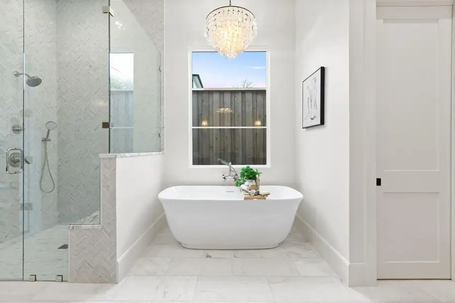 Furnished interior view inside a new home in , Dallas (Image 5).