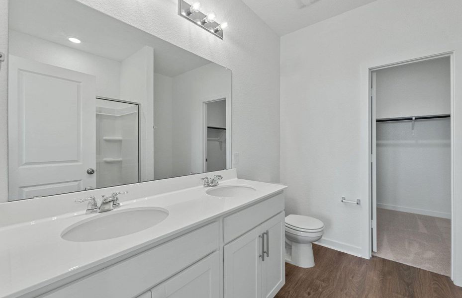 Furnished interior view inside a new home in Sonterra, Jarrell (Image 7).