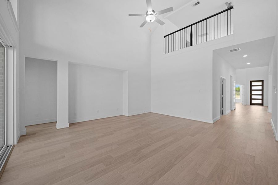 Spacious, unfurnished interior of a new home in Bridgeland, Cypress (Image 25).