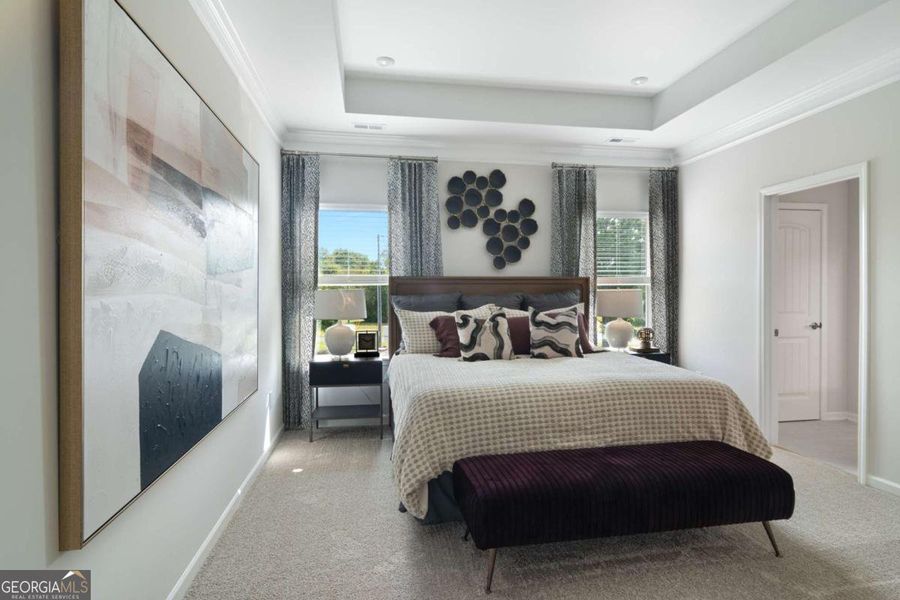Furnished interior view inside a new home in Avalon, Perry (Image 16). Furnished interior view inside a new home in Avalon, Perry (Image 16).