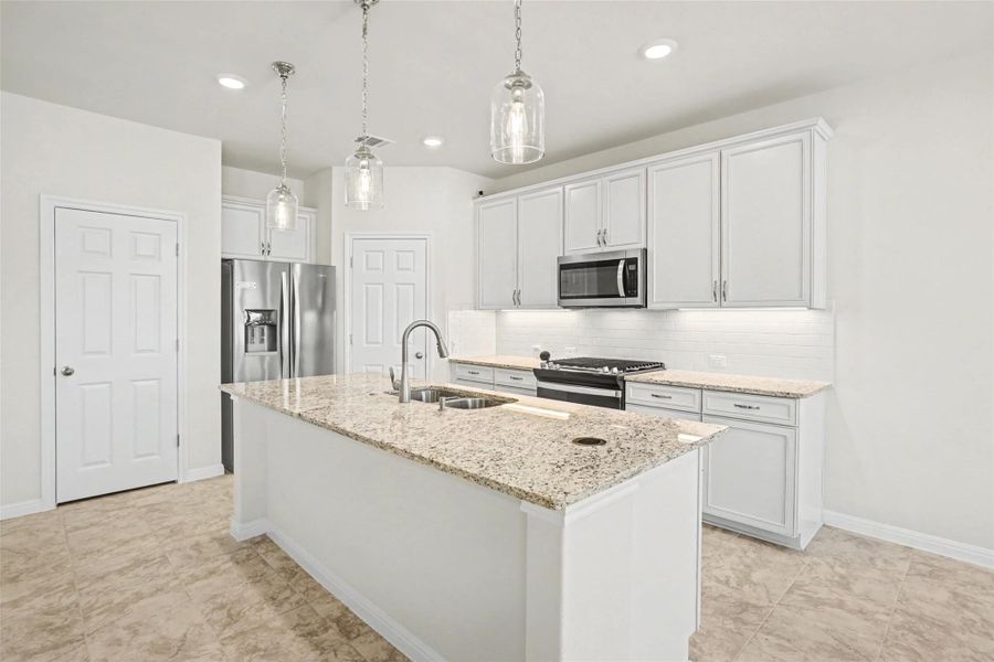 Furnished interior view inside a new home in , Kyle (Image 9).