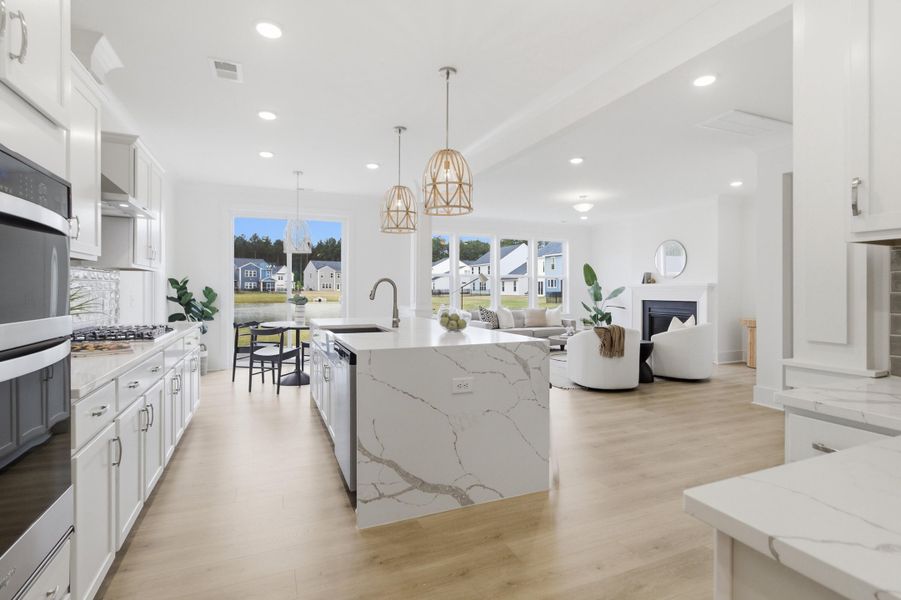 Furnished interior view inside a new home in Homecoming, Ravenel (Image 7).