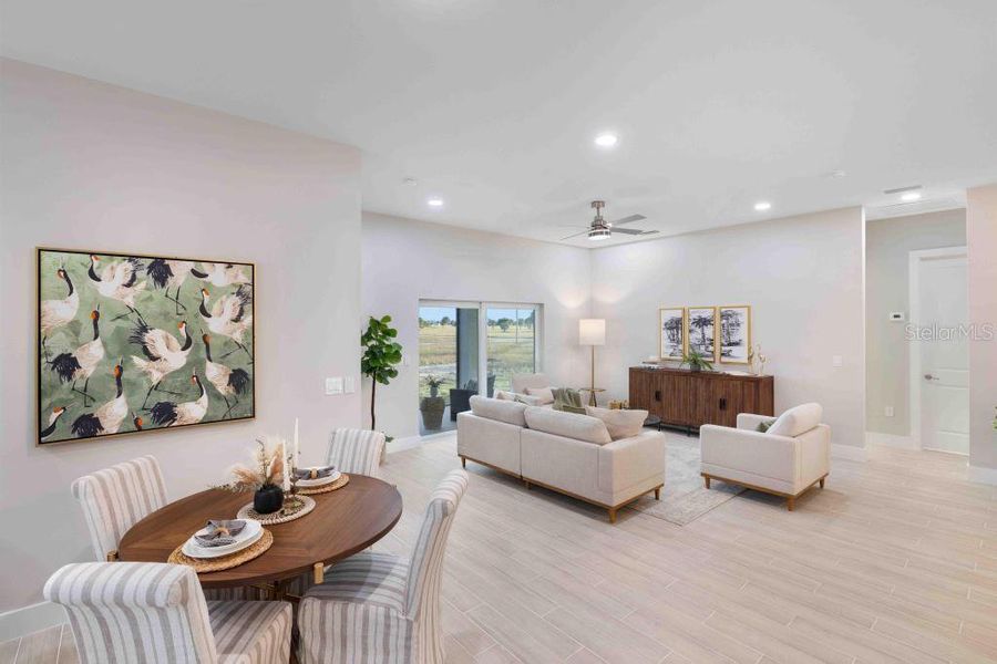 Furnished interior view inside a new home in , Placida (Image 18).