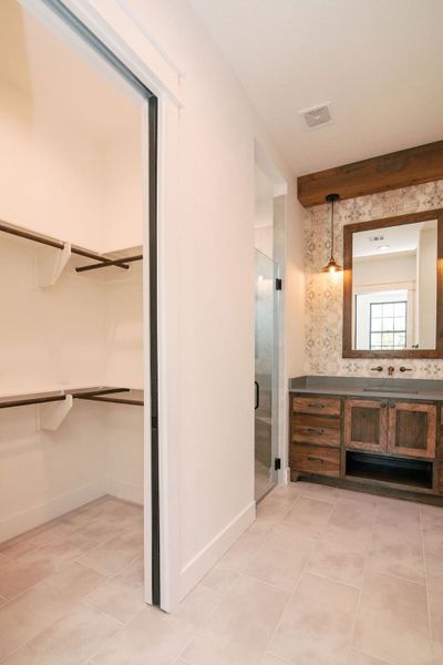 Representative furnished interior of a home built from the The Julia by Reece Homes in Pebble Creek, College Station (Image 41).