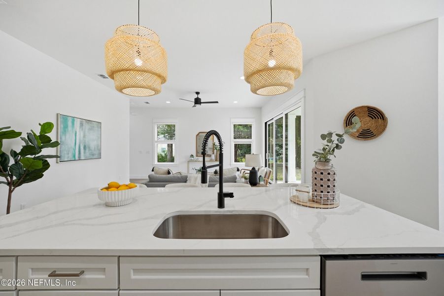 Close-up of interior finishes inside a home in , Jacksonville Beach (Image 44).