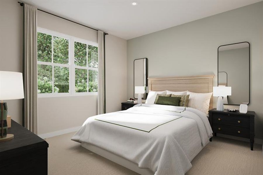 Representative furnished interior of a home built from the Nassau Bay by Ryan Homes in Waverly at Wylder, Port St. Lucie (Image 6).