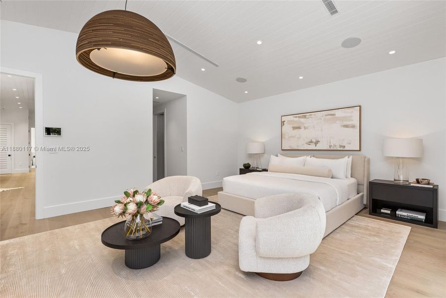 Furnished interior view inside a new home in , Miami (Image 43).