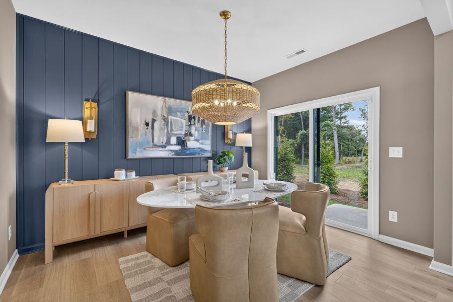 Furnished interior view inside a new home in The Ridge Townhomes, Monroe (Image 9).