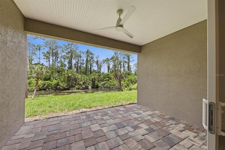 Exterior details and patio area of a home in , North Port (Image 25).