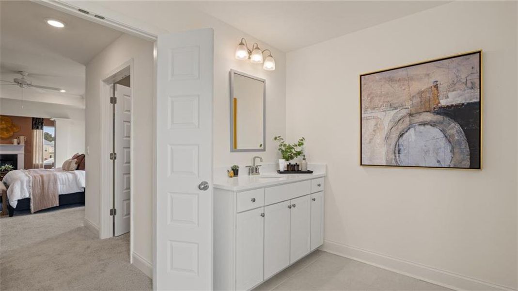 Furnished interior view inside a new home in Heritage Pointe, Senoia (Image 6).