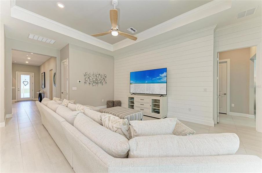 Furnished interior view inside a new home in , Englewood (Image 9). Furnished interior view inside a new home in , Englewood (Image 9).