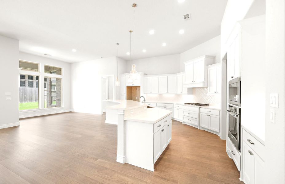 Furnished interior view inside a new home in Audubon 60', Magnolia (Image 8).