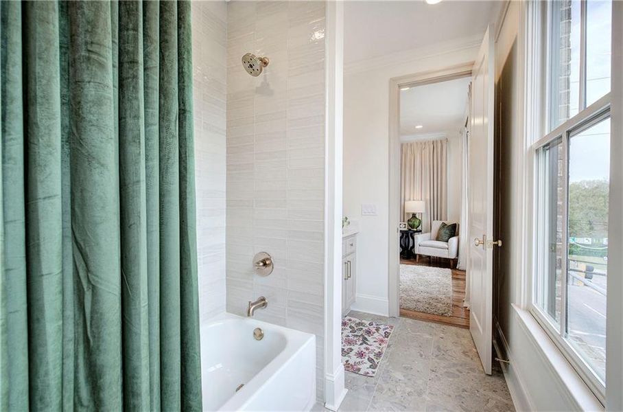 Furnished interior view inside a new home in , Cartersville (Image 16).