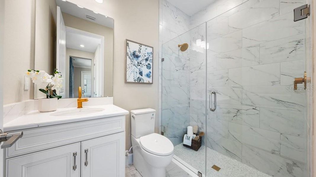 Furnished interior view inside a new home in Victoria Lakes, Odessa (Image 17). Furnished interior view inside a new home in Victoria Lakes, Odessa (Image 17).