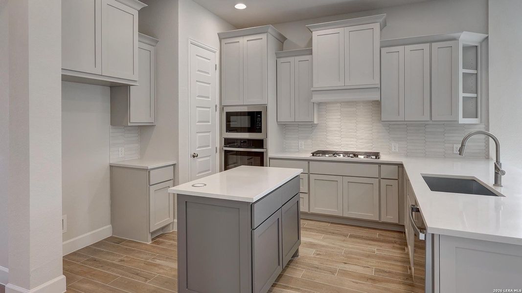Furnished interior view inside a new home in Ladera, San Antonio (Image 11).