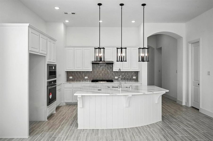 Furnished interior view inside a new home in Wellington: 50ft. lots, Haslet (Image 4).