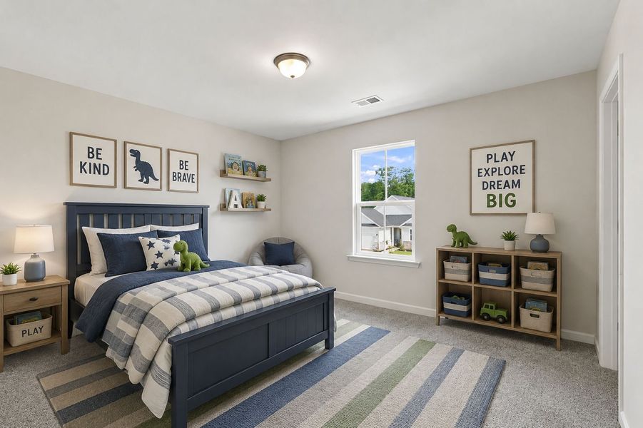 Furnished interior view inside a new home in Sweetwater Hills, Moore (Image 17).