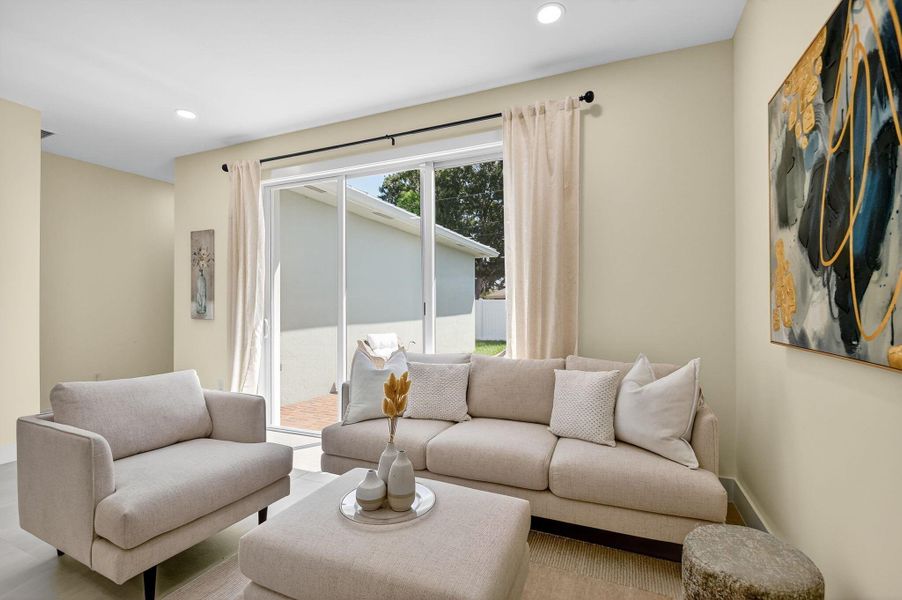 Furnished interior view inside a new home in , Jupiter (Image 4).