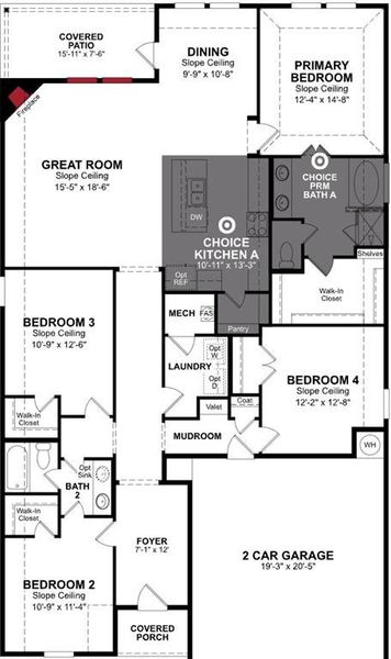 Beazer Homes Stark Farms Teton plan