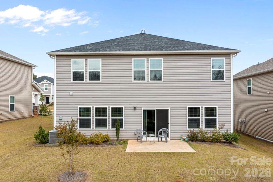 Exterior details and patio area of a home in Shepherds Landing, Mooresville (Image 4).