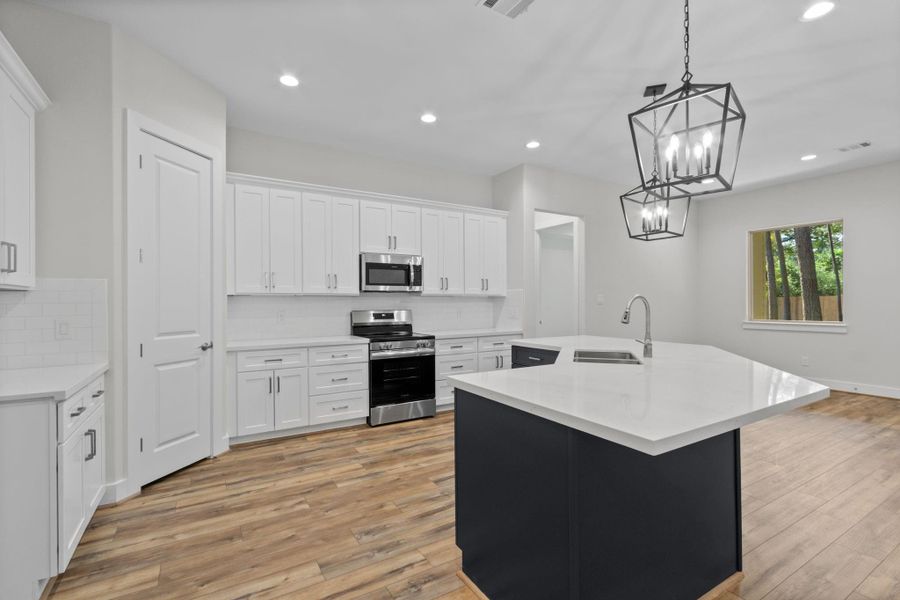 Furnished interior view inside a new home in , Magnolia (Image 5). Furnished interior view inside a new home in , Magnolia (Image 5).